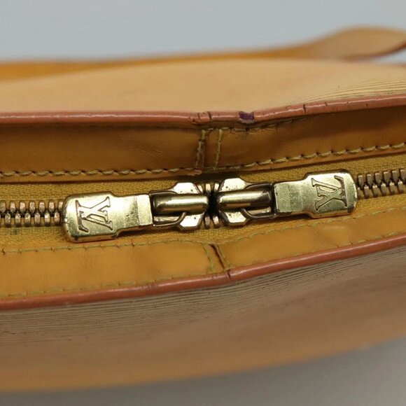 LOUIS VUITTON Epi Lussac Shoulder Bag Yellow M52289 LV Auth 110657 - Picture 11 of 16